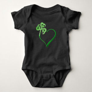 Body Para Bebé Clover Heart Baby Bodysuit