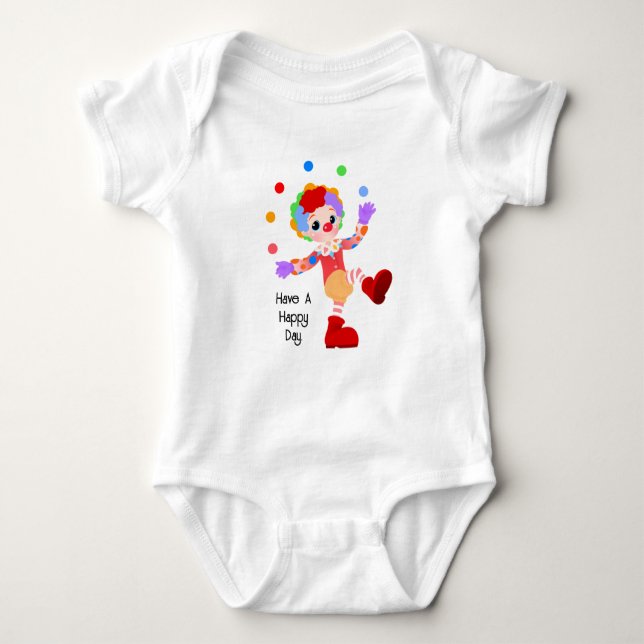 Body Para Bebé Clown Baby Bodysuit (Anverso)