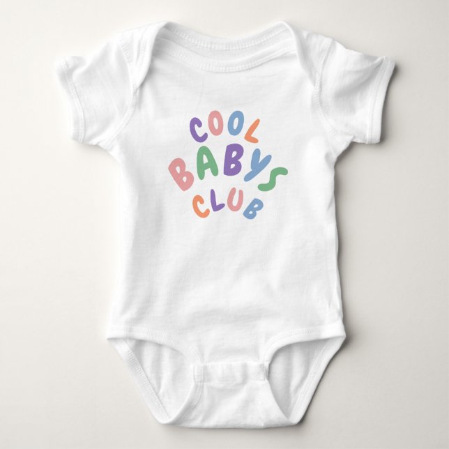 Body Para Bebé Club de Bebés Geniales (Anverso)