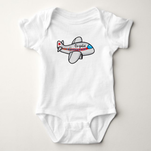Body Para Bebé Co-Pilot clothes for kids (Anverso)