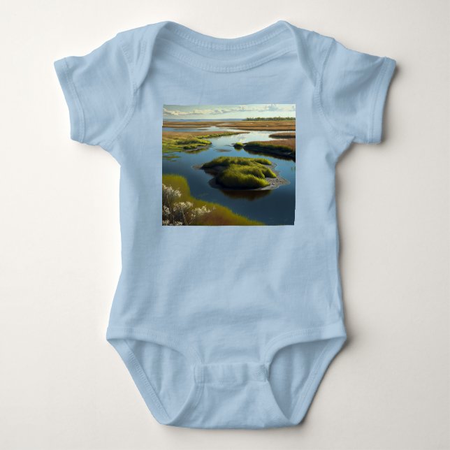 Body Para Bebé Coastal Tranquility (Anverso)