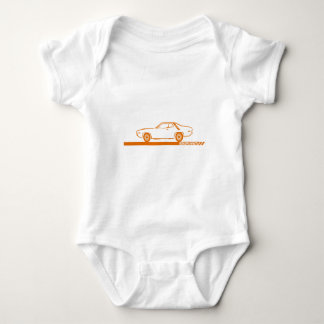 Body Para Bebé Coche 1971-72 del naranja del Roadrunner