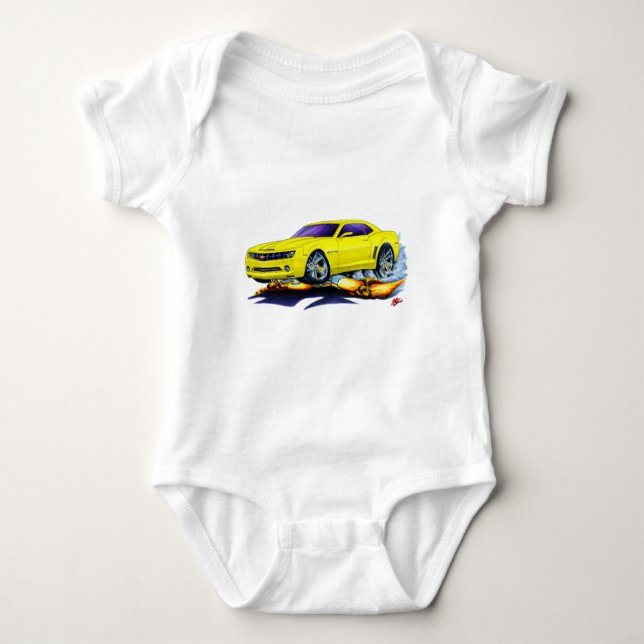 Body Para Bebé Coche amarillo 2010 de Camaro (Anverso)