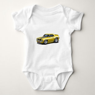 Body Para Bebé Coche Amarillo-Negro 1969 de Camaro SS