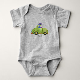 Body Para Bebé Coche antiguo divertido dinosaurio cumpleaños niño