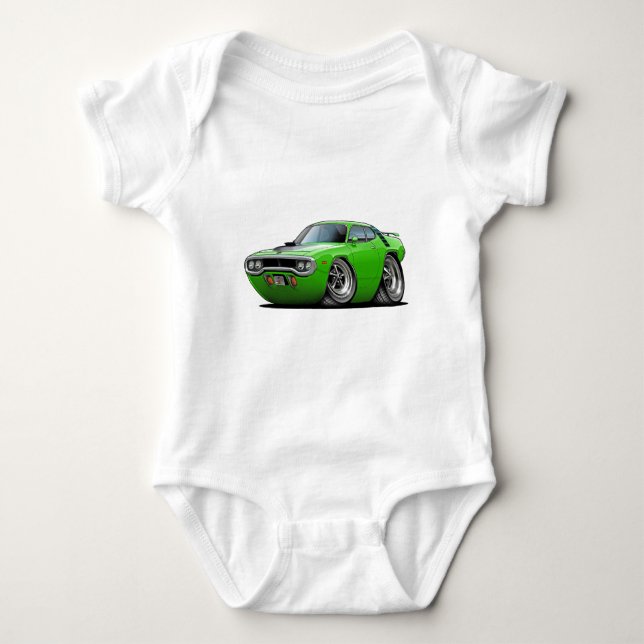 Body Para Bebé Coche Cal-Negro 1971-72 del Roadrunner (Anverso)