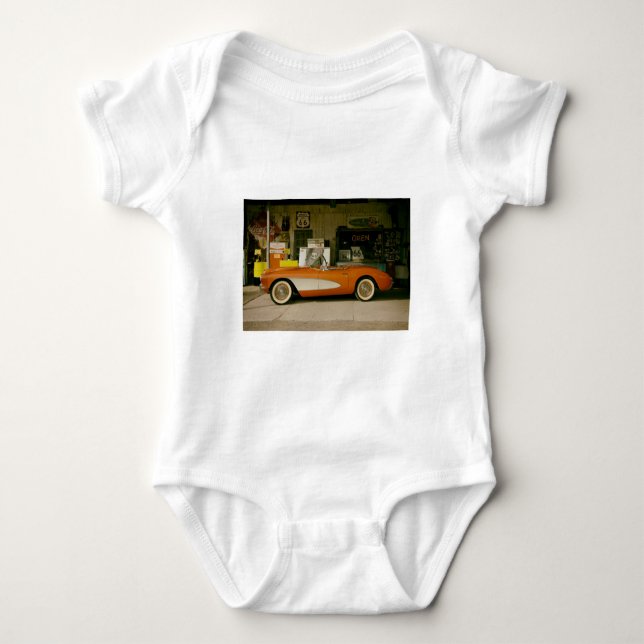 Body Para Bebé Coche Clásico (Anverso)