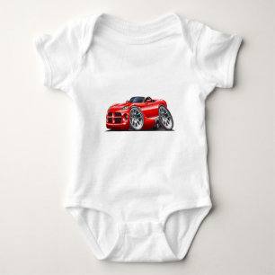 Body Para Bebé Coche del rojo del automóvil descubierto de la