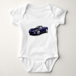 Body Para Bebé Coche deportivo púrpura