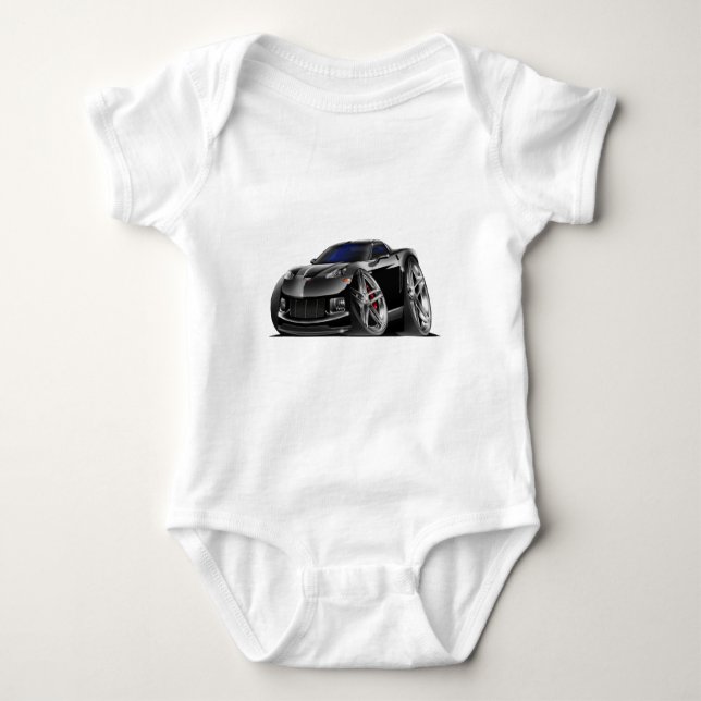 Body Para Bebé Coche negro 2005-09 del Corvette (Anverso)