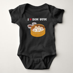 Body Para Bebé Cocina asiática de Dim Sum que mezcla comida china