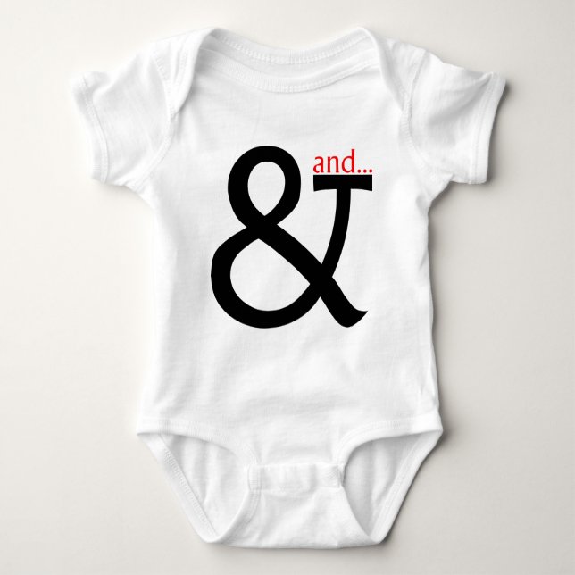 Body Para Bebé Cocina de tipos de letra (Anverso)