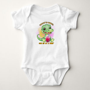 BODY PARA BEBÉ COCODRILLE CON TÉ DE BOBA, CITA