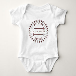 Body Para Bebé Cocodrilo-Enemigo-est-granate