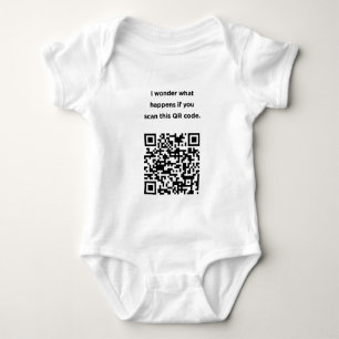 Body Para Bebé Código inútil de QR: Me pregunto…