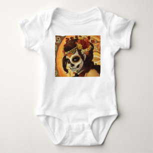 Body Para Bebé Cojín decorativo Dia De Los Muertos