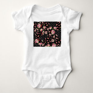 Body Para Bebé Colcha Floral: Diseño Continuo y Bonito.
