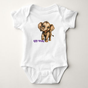Body Para Bebé Colección de animales bebés adorables y activos -