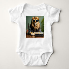 Body Para Bebé Colección de bebés para niños - León de plantilla