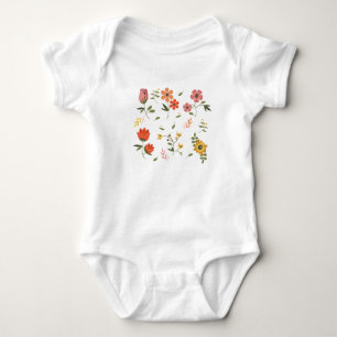 Body Para Bebé colección de flores