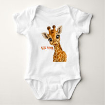 Colección de jirafa de bebé animal lindo activo