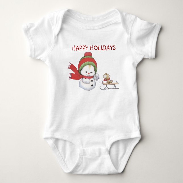 BODY PARA BEBÉ COLECCIÓN DE NAVIDAD DE SUZANNE ELIZABETH (Anverso)