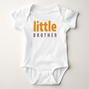 Body Para Bebé COLECCIÓN DE SIBLINGS - hermano pequeño {naranja}