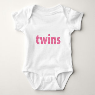 Body Para Bebé COLECCIÓN DE TWINS - chicas {rosado}