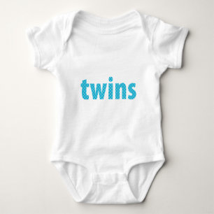 Body Para Bebé COLECCIÓN DE TWINS - niños {aqua}
