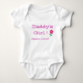 Body Para Bebé Colección Psalm 139:19, Chica de papá