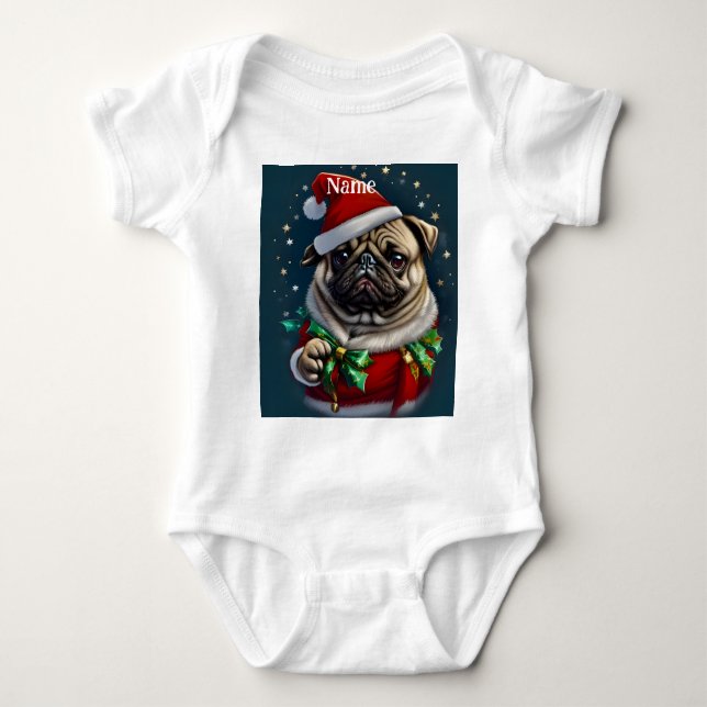 Body Para Bebé Colección Puggy Claus (Anverso)
