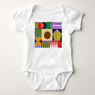 Body Para Bebé Collage de formas Bauhaus 