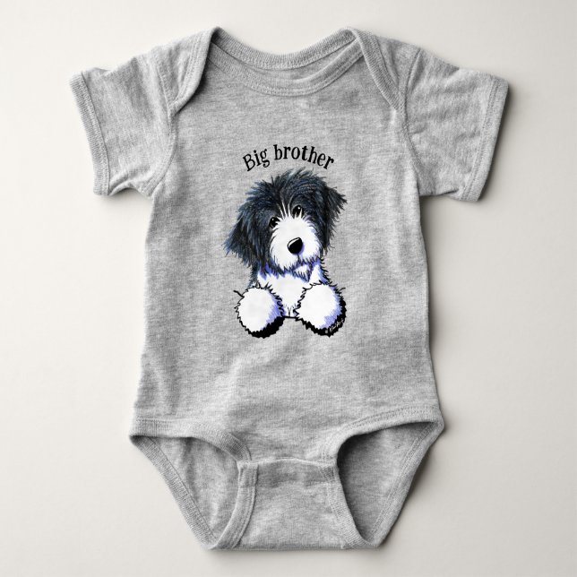 Body Para Bebé Collie Baby Bodysuit (Anverso)