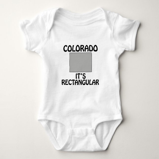 Body Para Bebé Colorado - Es Rectangular (Anverso)