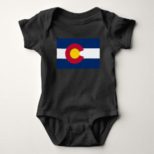 Body Para Bebé Colorado: La bandera del estado centenario de EE.