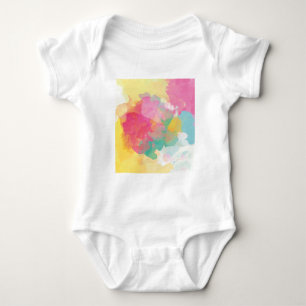 Body Para Bebé Colores de agua Pastel