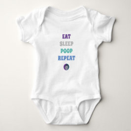 Body Para Bebé Coma Sleep Poop Repeat Bodysuit