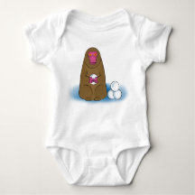 Combatiente de bola de nieve con mono de nieve