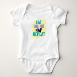 Body Para Bebé Comer Beber Dormir y Repetir