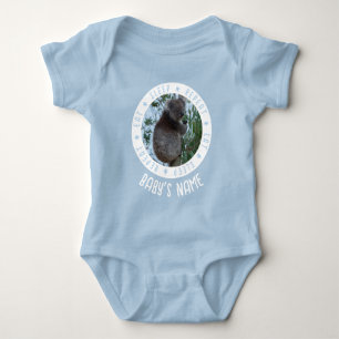 Body Para Bebé Comer Sleep Repetir Cuto Gracioso Koala Bebé Azul