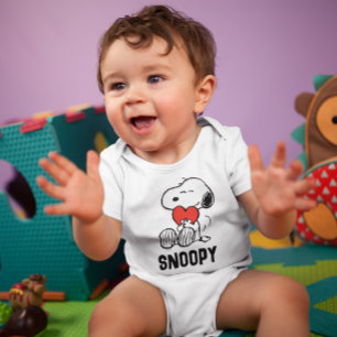 Body Para Bebé Cómics de Peanuts Día de San Valentín Abrazo d