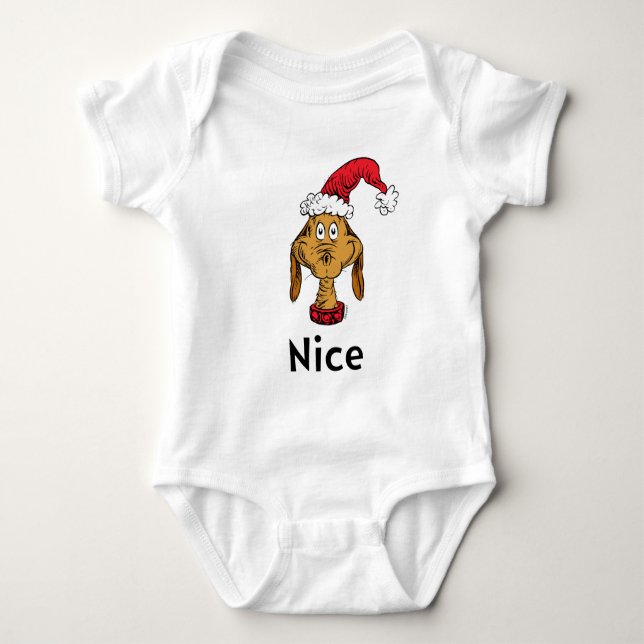 Body Para Bebé Cómo Grinch Stole Navidades | Max es Niza (Anverso)