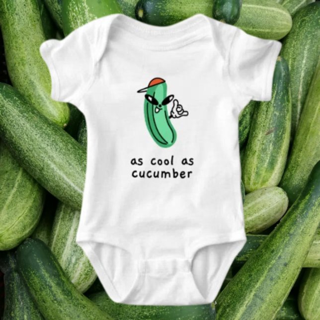 Body Para Bebé Como Guay como pepino - Baby Bodysuit (Subido por el creador)