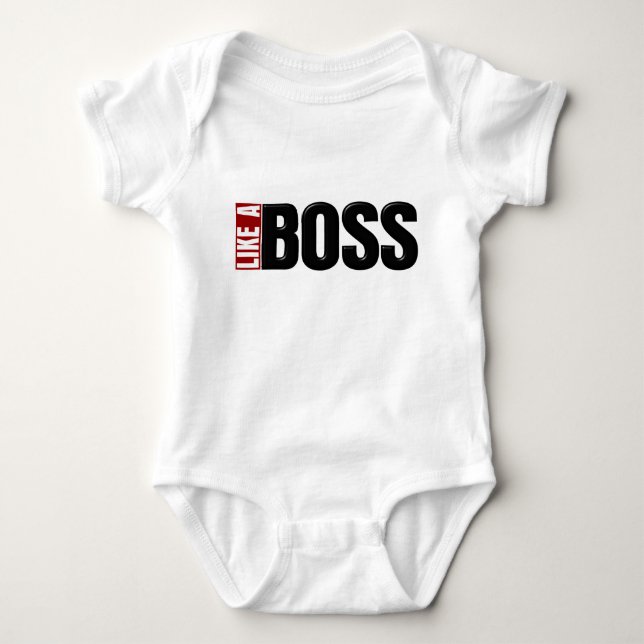 Body Para Bebé Como un jefe (Anverso)