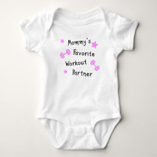 Body Para Bebé Compañera de entrenamiento favorita de mamá