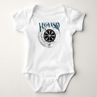 Body Para Bebé compás nórdico del pionero del vegvisir