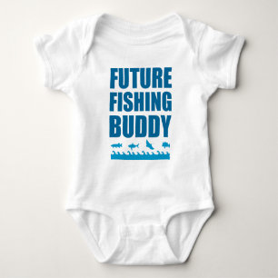 Body Para Bebé Compinche futuro de la pesca