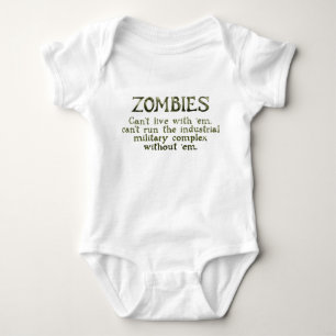 Body Para Bebé Complejo militar industrial Zombies