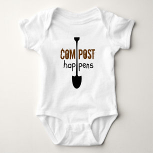 Body Para Bebé Compost sucede una mullida pala de humor