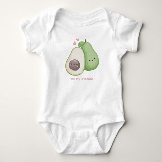 Body Para Bebé Compra mi aguacate (Anverso)